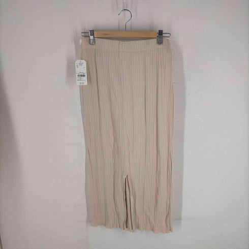 ショコラフィネローブ chocol raffine robe ランダムリブショートBOXプルオーバー ランダムリブタイトスカート レディース FREE